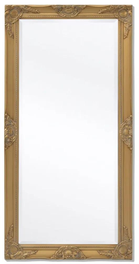 Barokk stílusú fali tükör 120x60 cm arany