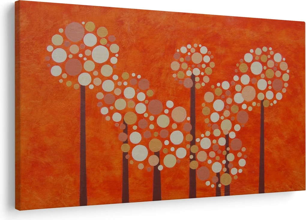 Kép - Narancssárga erdő (90x60 cm)
