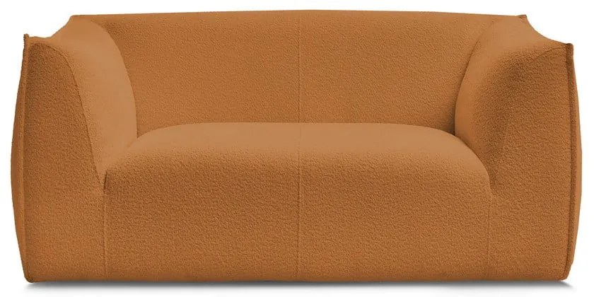 Mustársárga buklé kanapé 170 cm Giorgia – Bobochic Paris