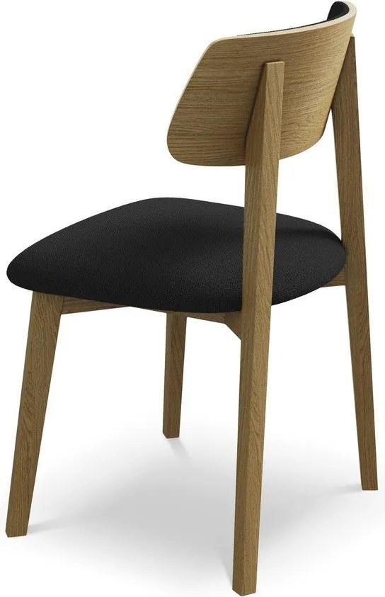 Fekete tömörfa étkezőszék Niu – Makamii