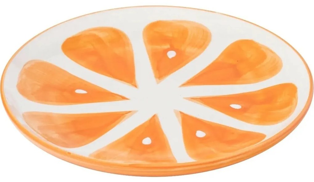 Altom Tropicana kerámia tányérkészlet narancs 20 cm, 2 db