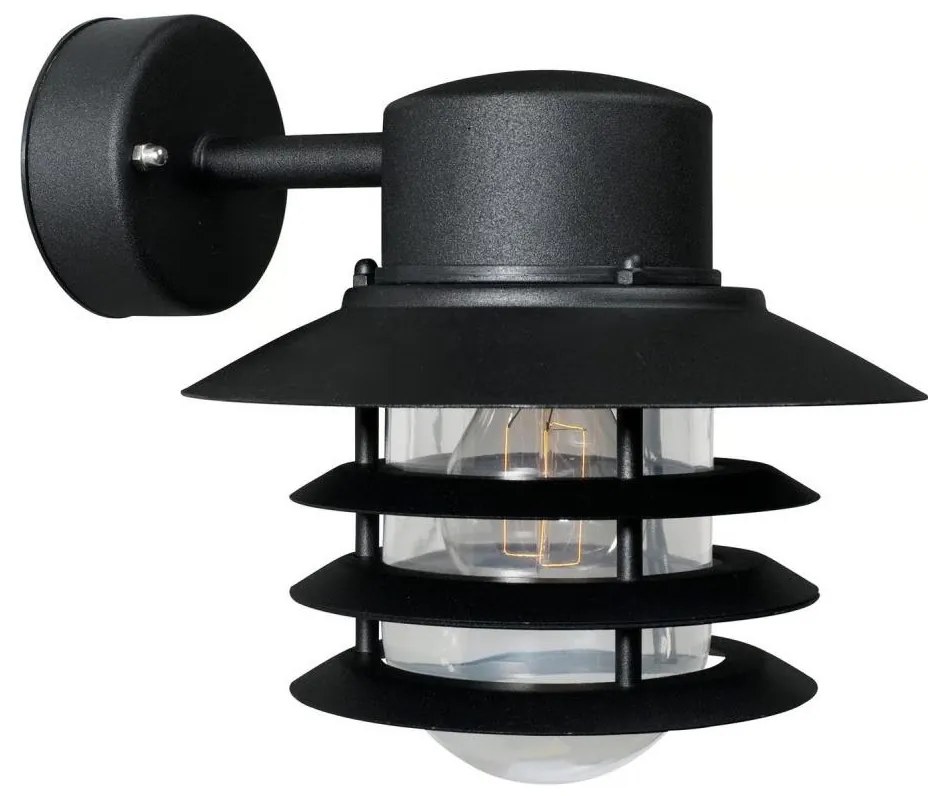 Nordlux - Kültéri fali lámpa VEJERS 1xE27/60W/230V IP54 fekete