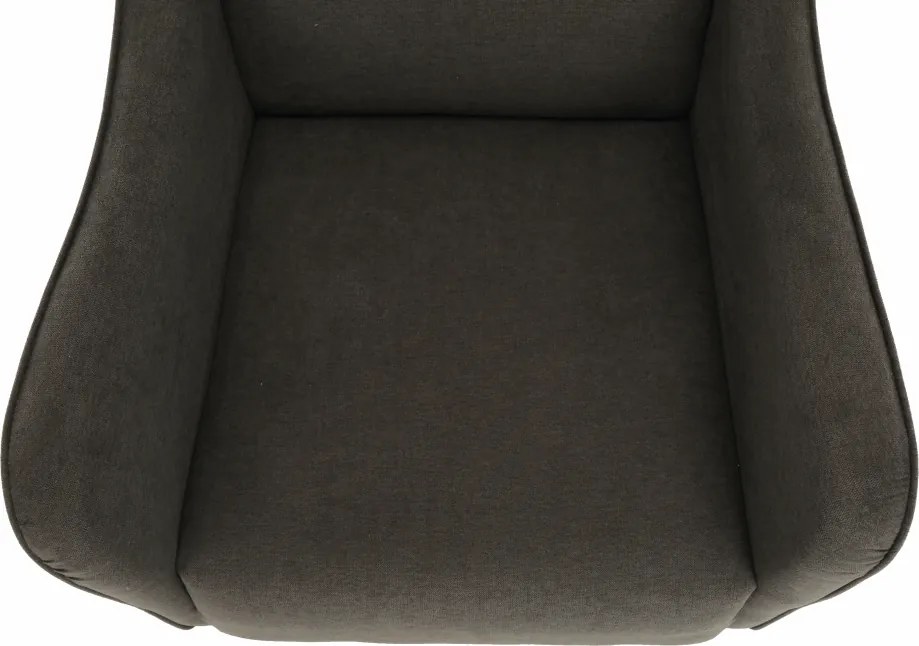 Kényelmes fotel, barna/bükk, BREDLY