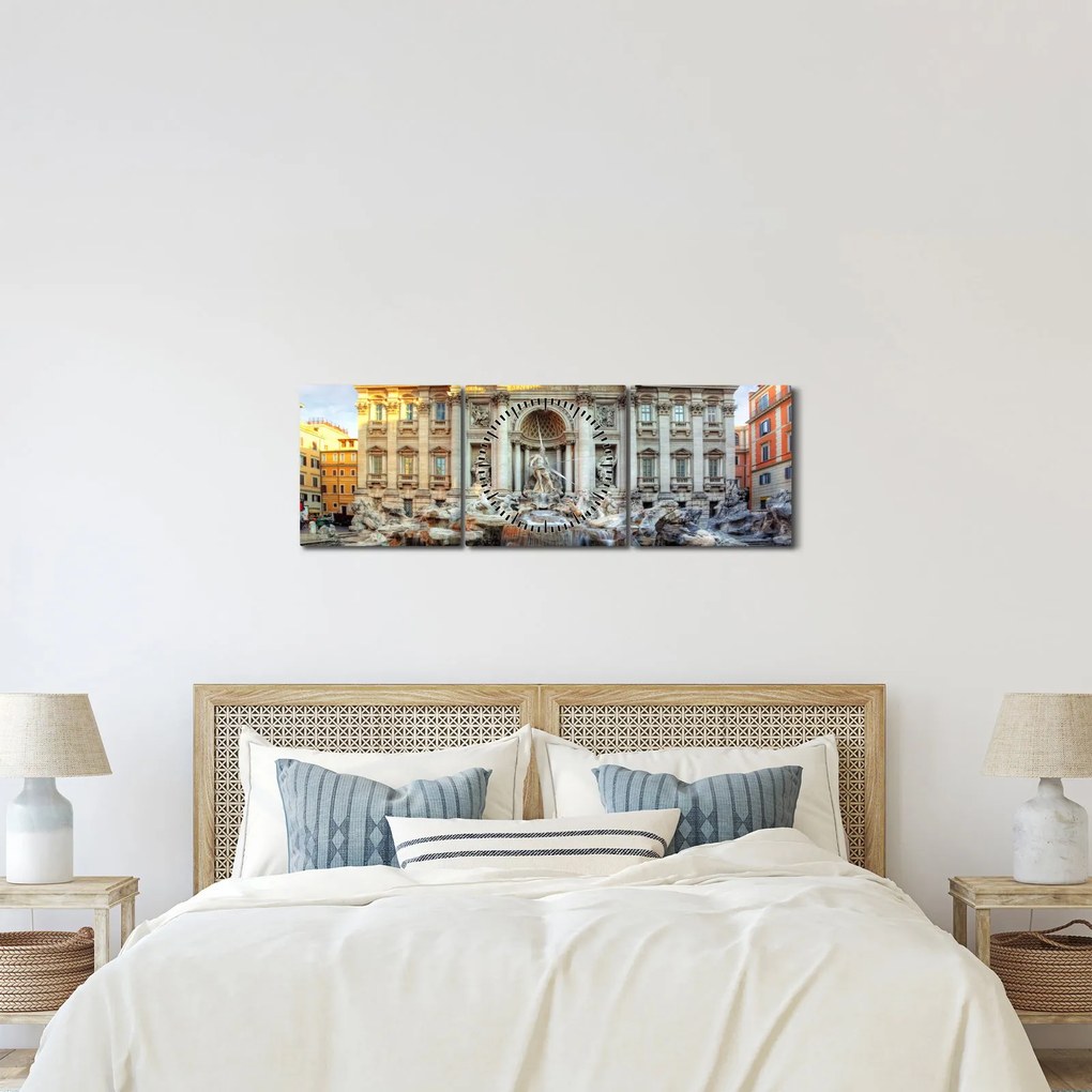 Kép - Trevi-kút (órával) (90x30 cm)