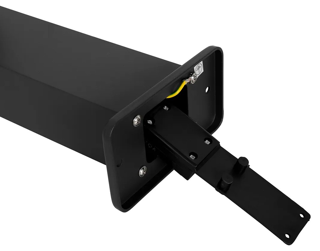 Ipari álló kültéri lámpa fekete 80 cm IP44 - Baleno