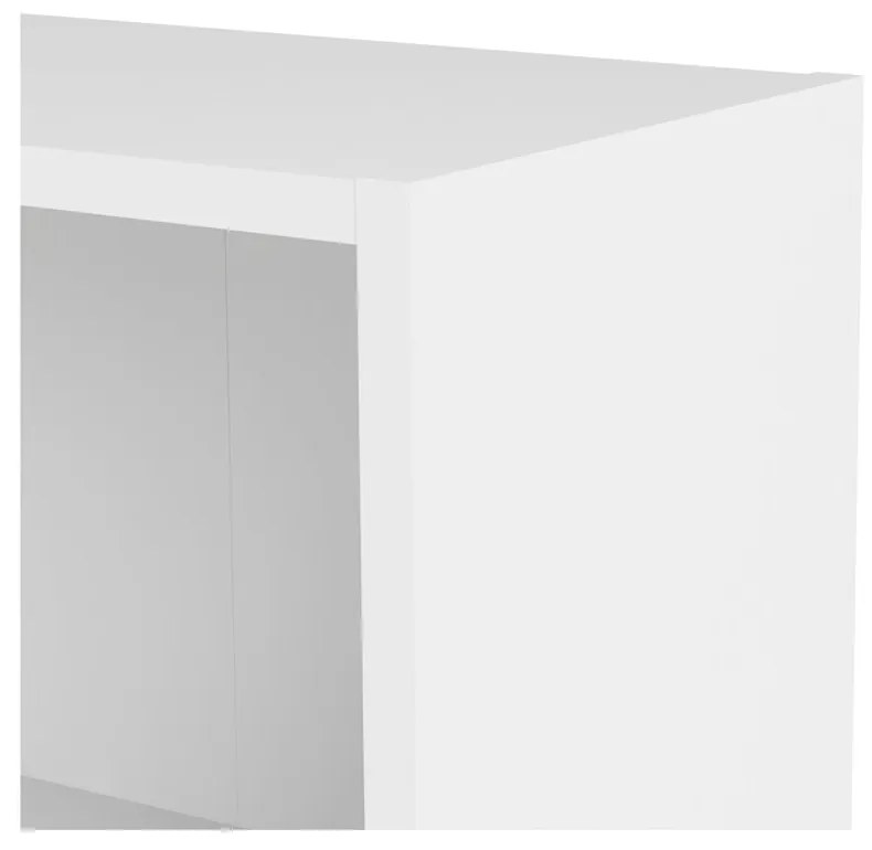 Basic fehér könyvespolc, 79 x 107 cm - Tvilum