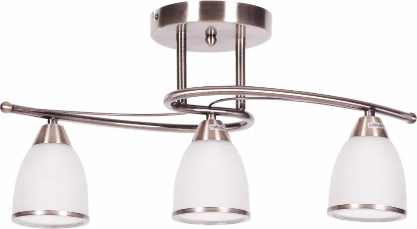 KAJA K-JSL-8090/3 AB SAMIRA Bronz Színű Mennyezeti Lámpa 3xE14 10W IP20