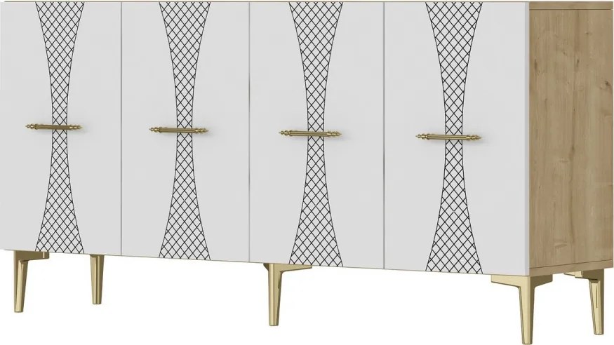 Slim 150 - Sapphire Oak, White, Gold