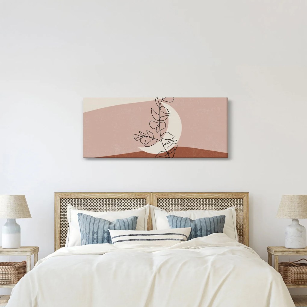Kép - Boho levelek N⁰2 (120x50 cm)