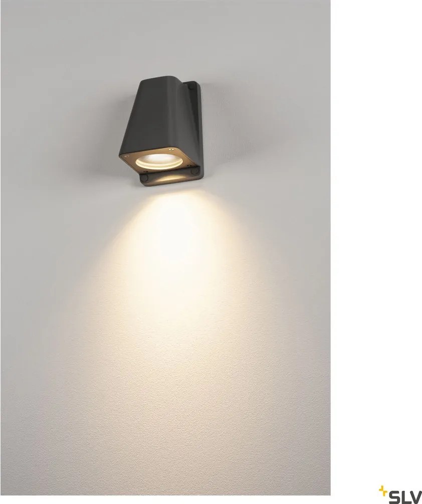 SLV 227195 WALLYX Modern Kültéri Fali Lámpa Antracit GU10 IP44