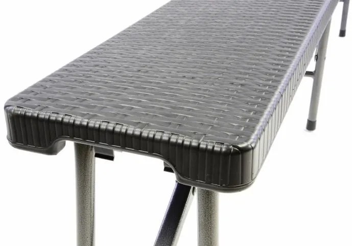 GARTHEN Kempingpad szett 2 db 180 cm rattan