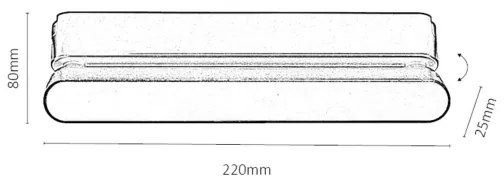 Rabalux 70128-LED Dimmelhető mennyezeti lámpa 1 fázisú sínrendszerhez LiTrack 7W/24V 22 cm