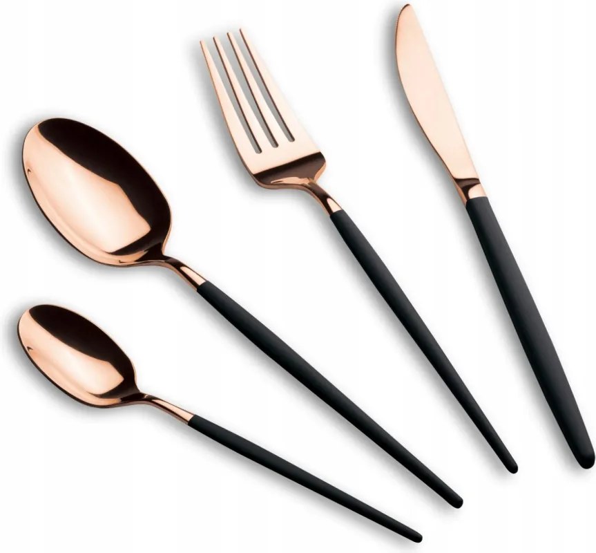 Evőeszköz szett 24db-os, evőeszköz BerlingerHaus Rose Gold Collection BH-3073