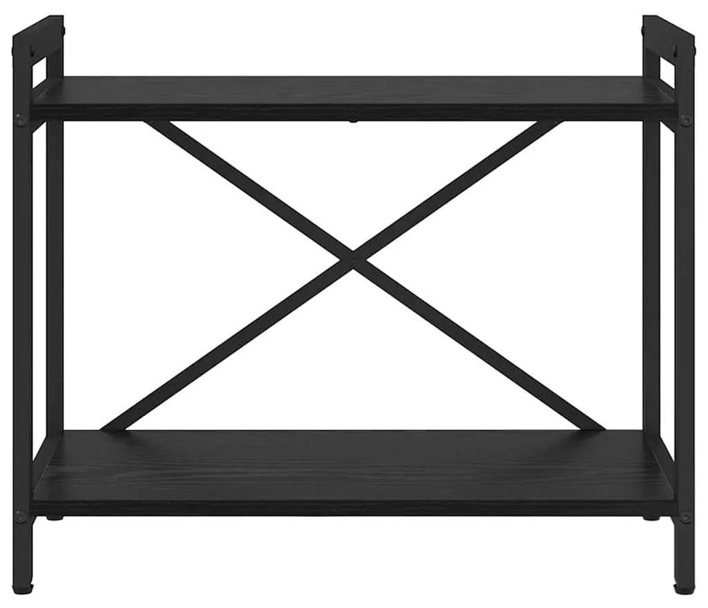 Könyvszekrény Musta tammi 60 x 30 x 48.5 cm Faanyag