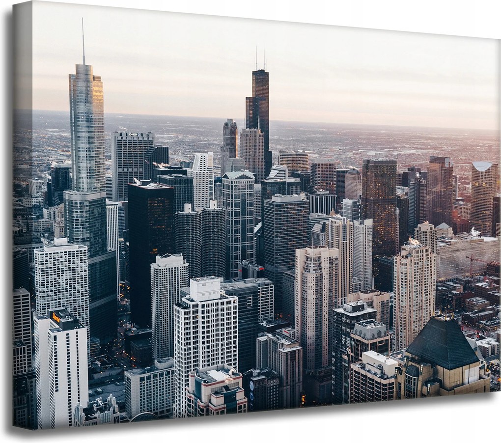 Vászonkép Chicago építészet 40x30 cm