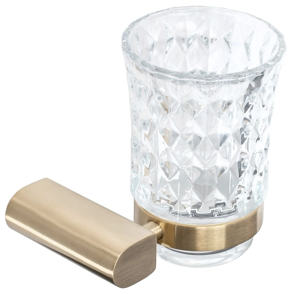 Fürdőszobai pohár Brushed Gold 322224B