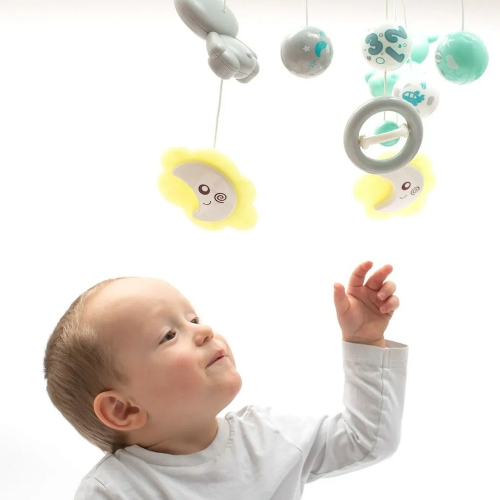 Baby Mix Babafülke fényvetítővel, zöld