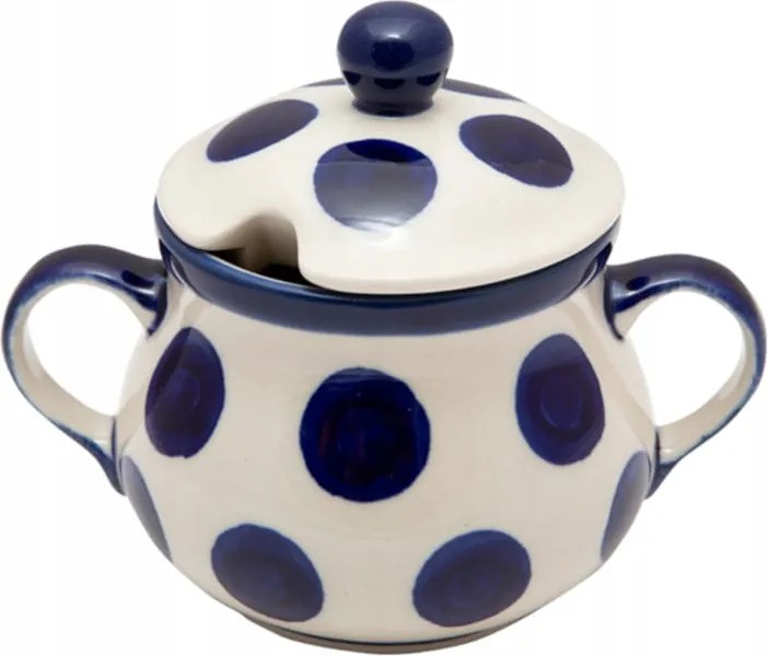 Cukortartó 200 ml Művészeti kerámia Bolesławiec dek 2715 Cseresznye