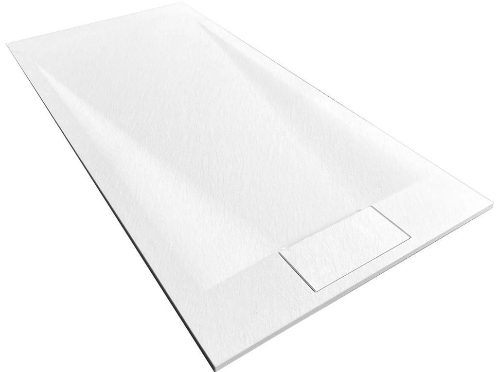 Zuhanytálca Bazalt White 80x120