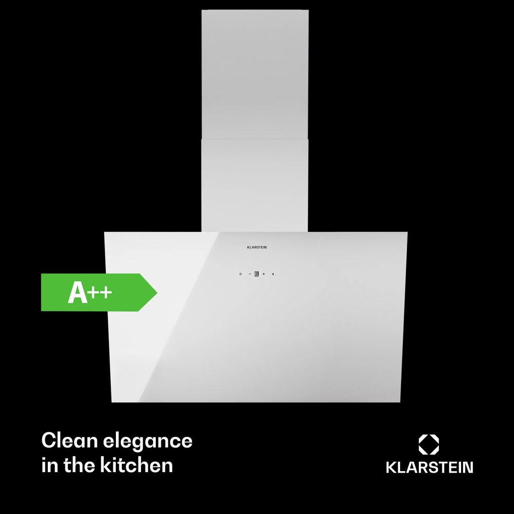 Klarstein Laurel 60, páraelszívó, 60 cm, elszívott levegő: 247 m³/h, LED érintő