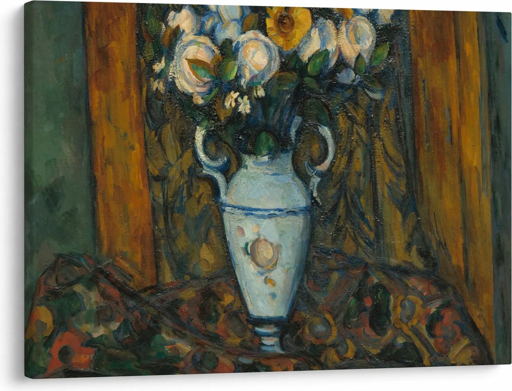 Kép - Paul Cézanne, Vase of Flowers, reprodukciók (70x50 cm)