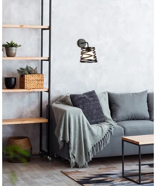 Fali lámpa AKITA 1xG9/6W/230V fekete