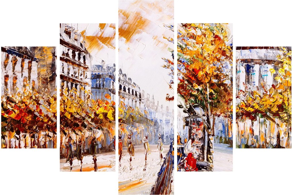 Kép - Utca Párizsban (150x105 cm)