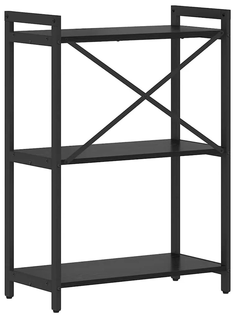 Könyvszekrény Musta tammi 60 x 30 x 83 cm Faanyag