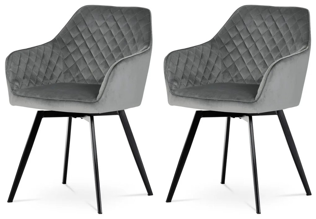 DCH-425 GREY4 étkezőszék szett, 2 db