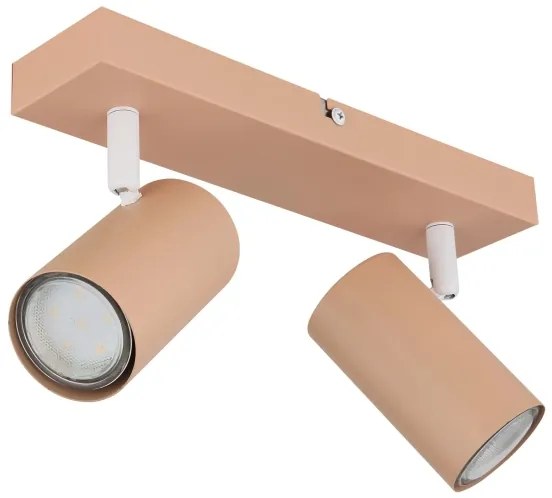 Globo 57911-2P - spotlámpa ROBBY 2xGU10/25W/230V narancs