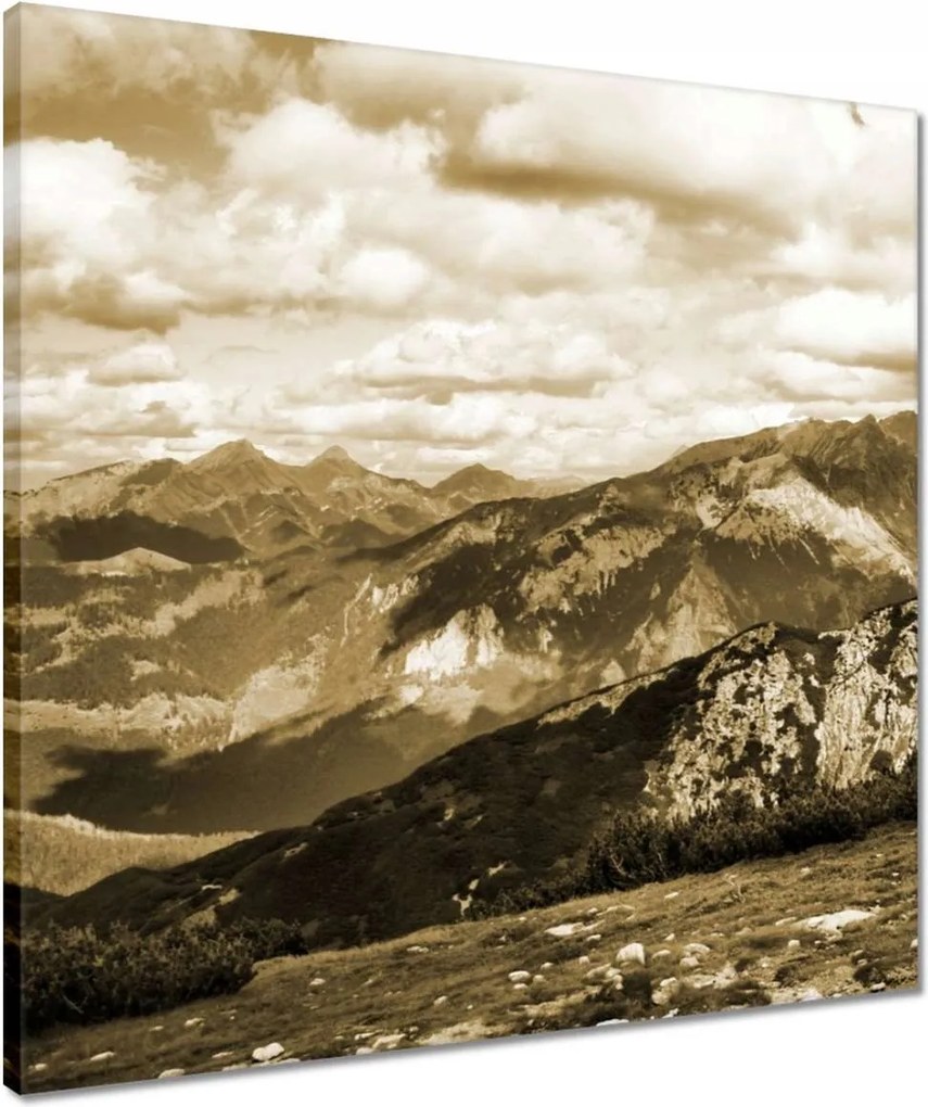 Vászonkép 50x50 Tátra Lengyel hegyek Kilátás