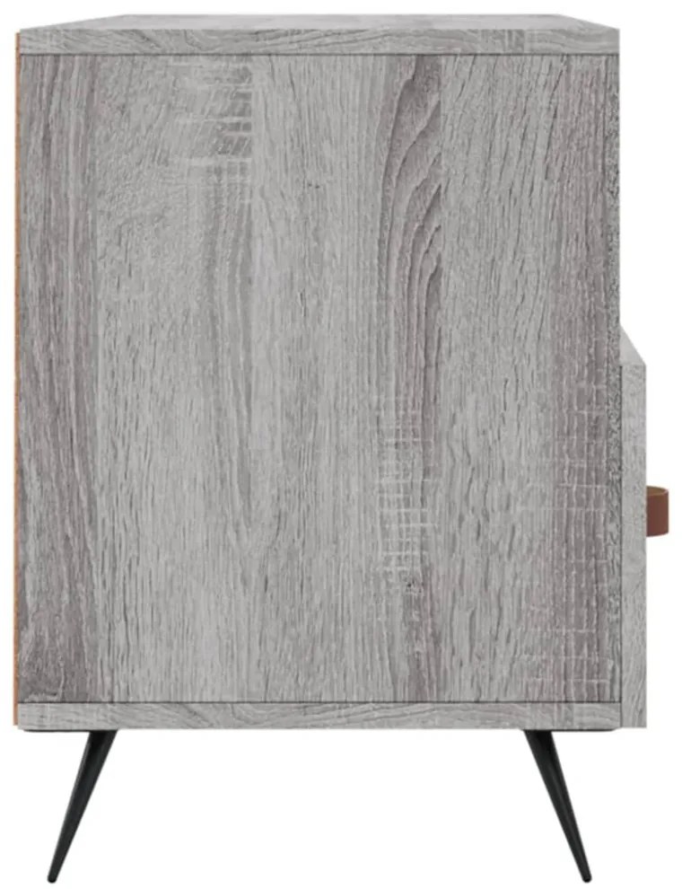 szürke sonoma színű szerelt fa TV-szekrény 102 x 36 x 50 cm