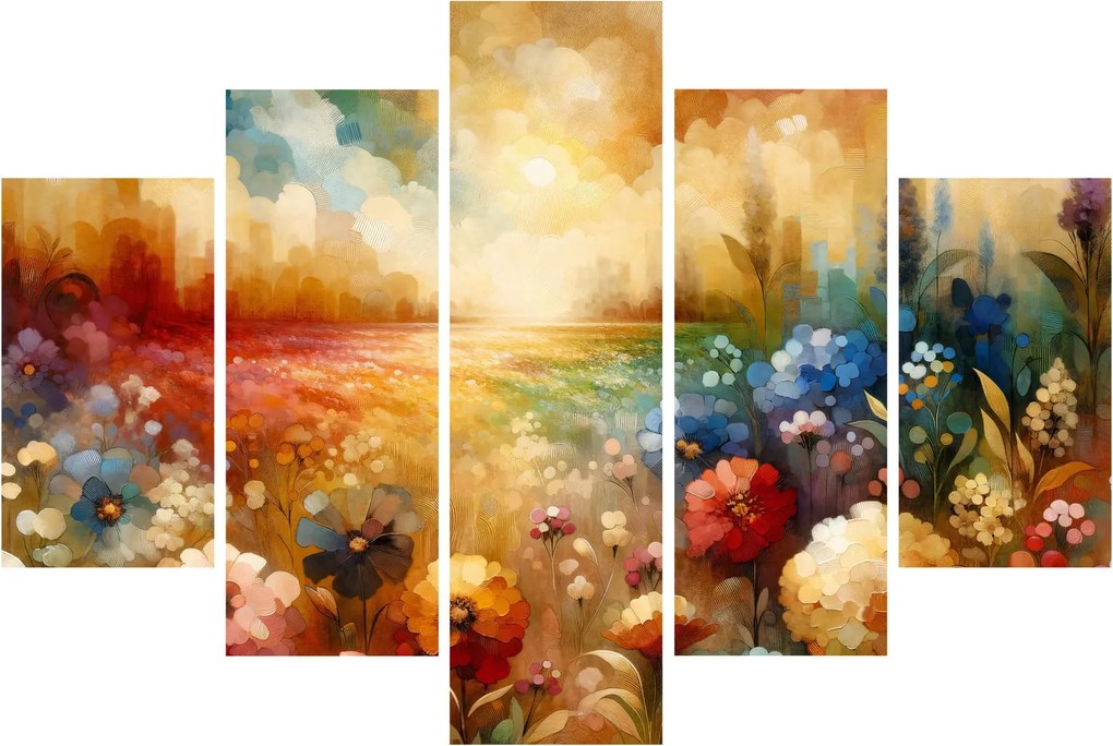 Kép - Színes rét (150x105 cm)