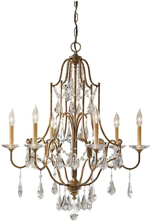 Feiss FE-VALENTINA6 - Csillár láncon VALENTINA 6xE14/60W/230V