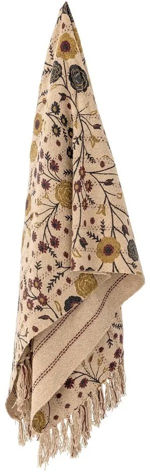 Barna újrahasznosított pamut takaró 130x160 cm Eydis – Bloomingville