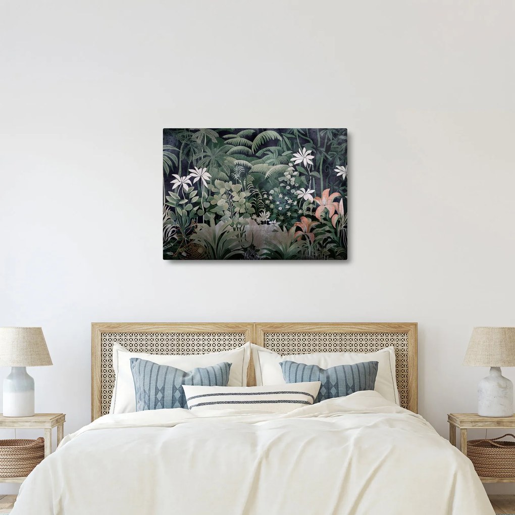Kép - Festett dzsungel minta (70x50 cm)