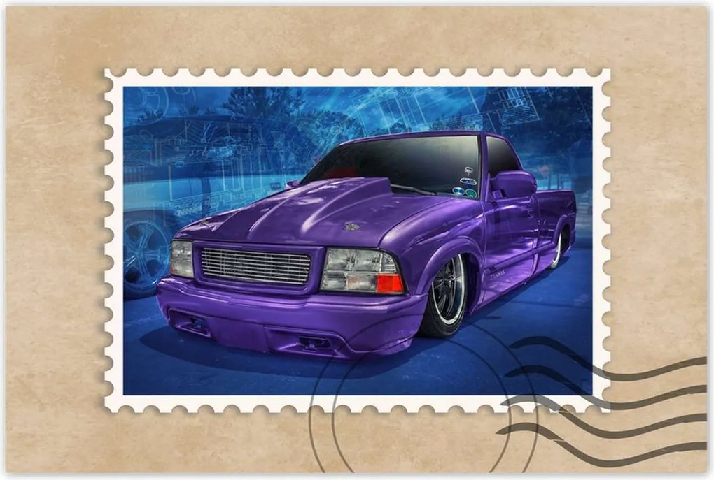 Poszter 60x40 Lila PickUp S10