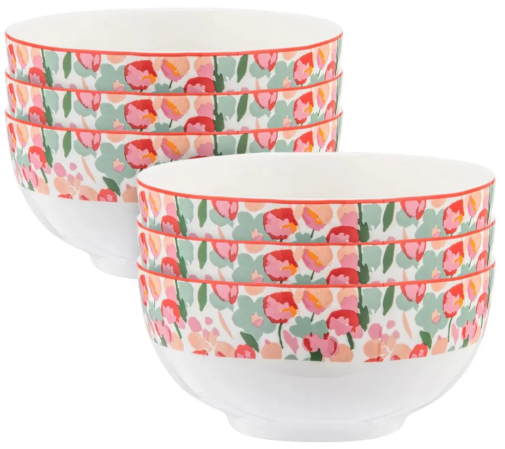 Altom Grace porcelán tál 600 ml, átmérő 14 cm, 6 db-os szett