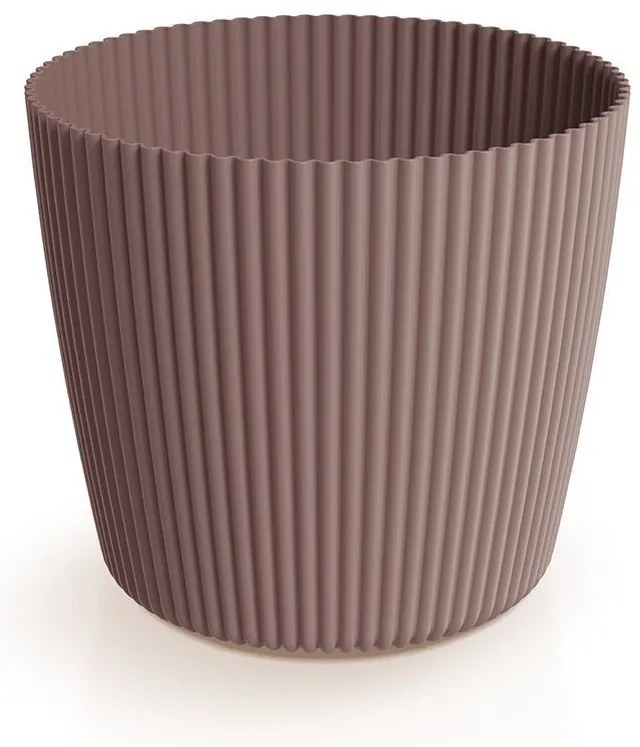 Virágcserép Prosperplast MILLY ROUND marsala 23,6 cm