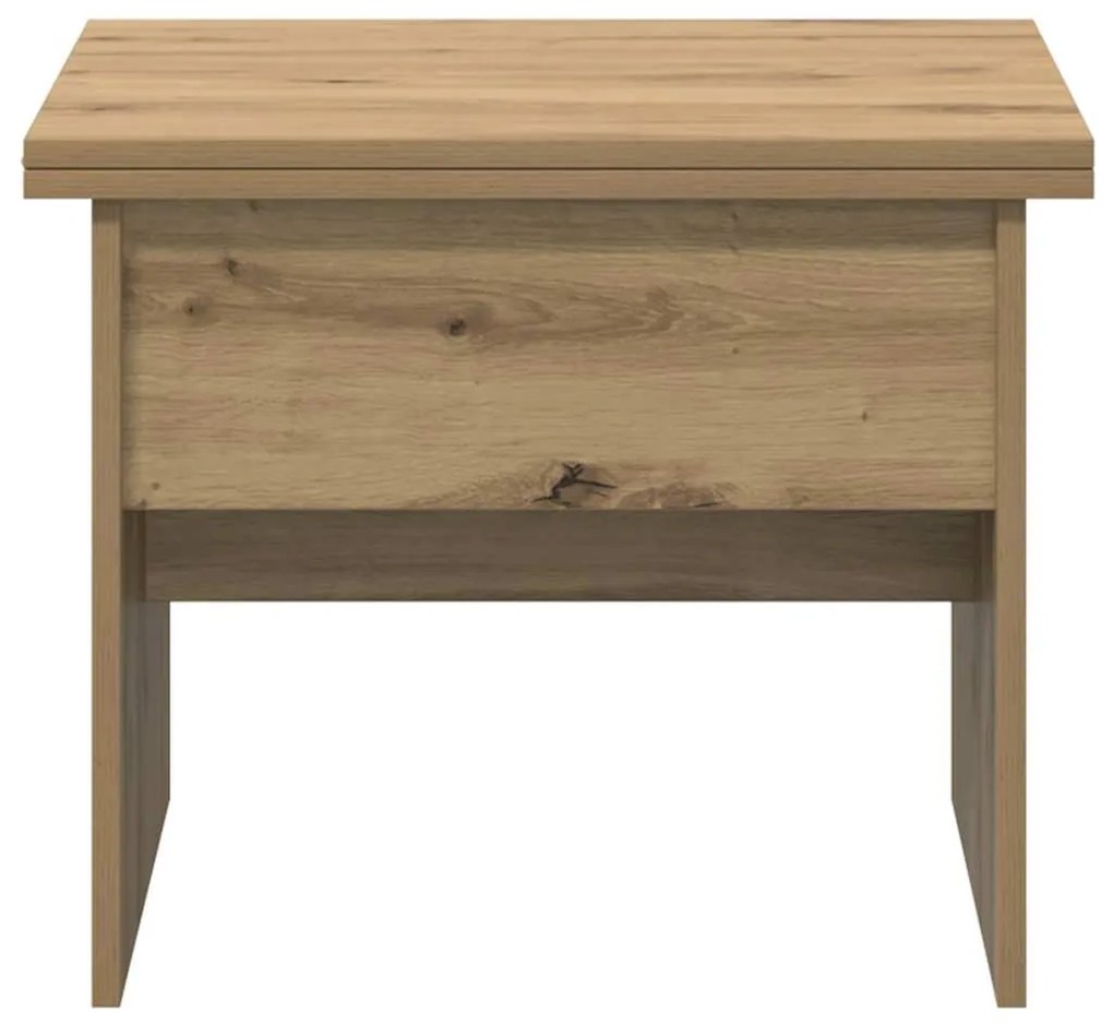vidaXL Dohányzóasztal Artisan tölgy 55 x 54,5 x 45 cm Faanyag
