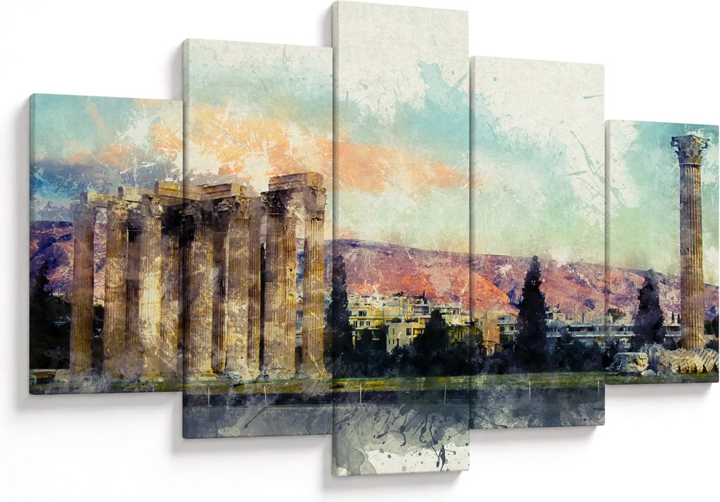 Kép - akropolisz, Athens, Görögország (150x105 cm)
