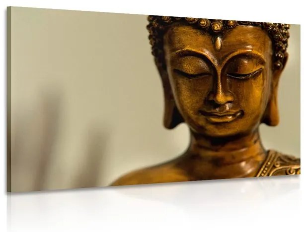 Kép bronz Buddha fej