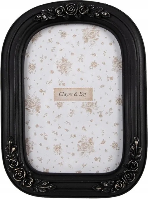 Fekete képkeret lekerekített sarkokkal Geerke méretezett fotókhoz