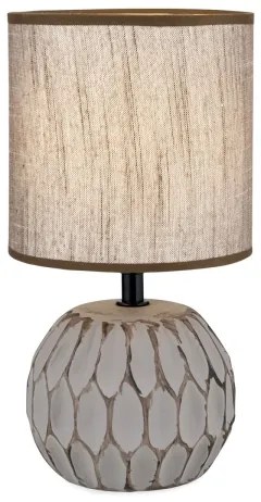 Orion LA 4-1224/1 - Asztali lámpa PINIA 1xE14/25W/230V kerámia bézs/szürke