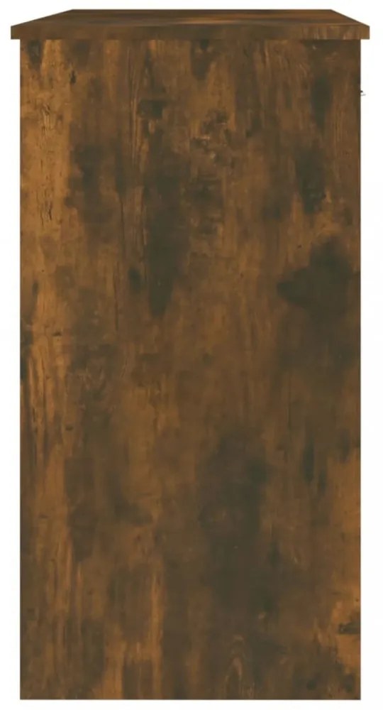 füstös tölgy színű szerelt fa íróasztal 80 x 40 x 75 cm