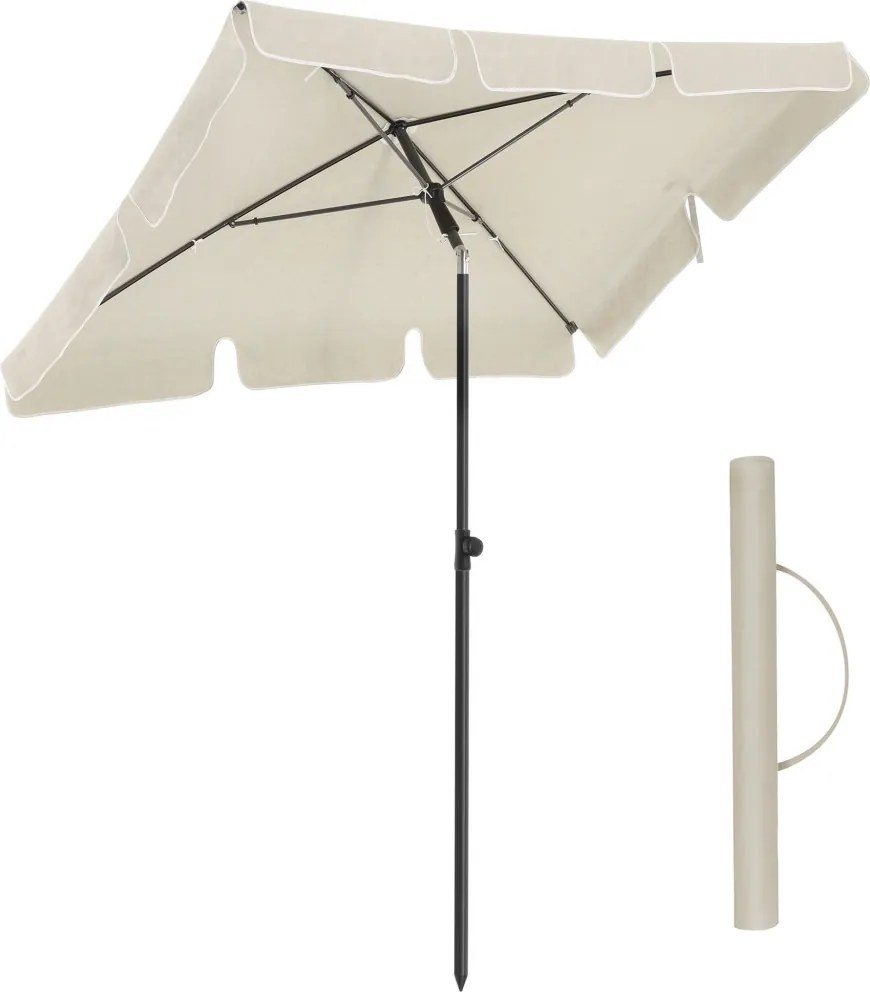 Napernyő erkélyre, dönthető, 2x1,25 m, bézs