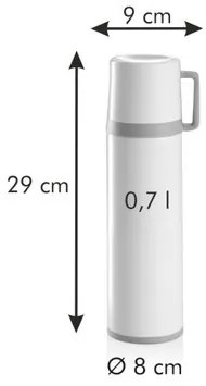 Tescoma CONSTANT CREAM termosz bögrével 0,7 l, 0,7 l