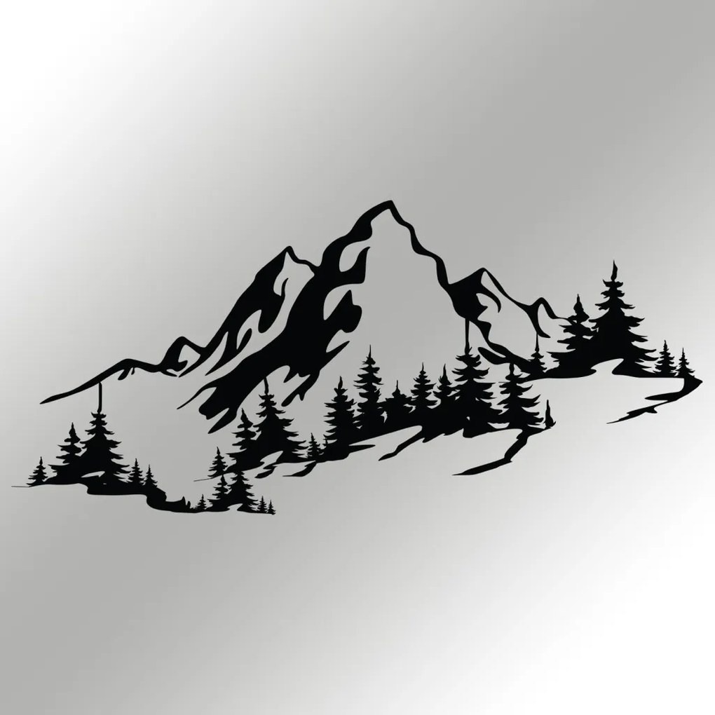Mountain 3 fém faldekoráció