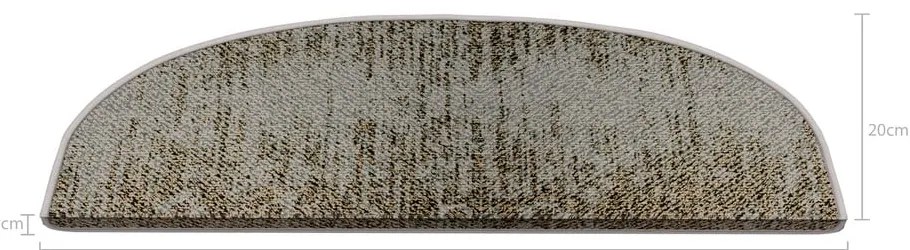 Lépcsőszőnyeg szett 16 db-os 20x65 cm Horizon – Vitaus
