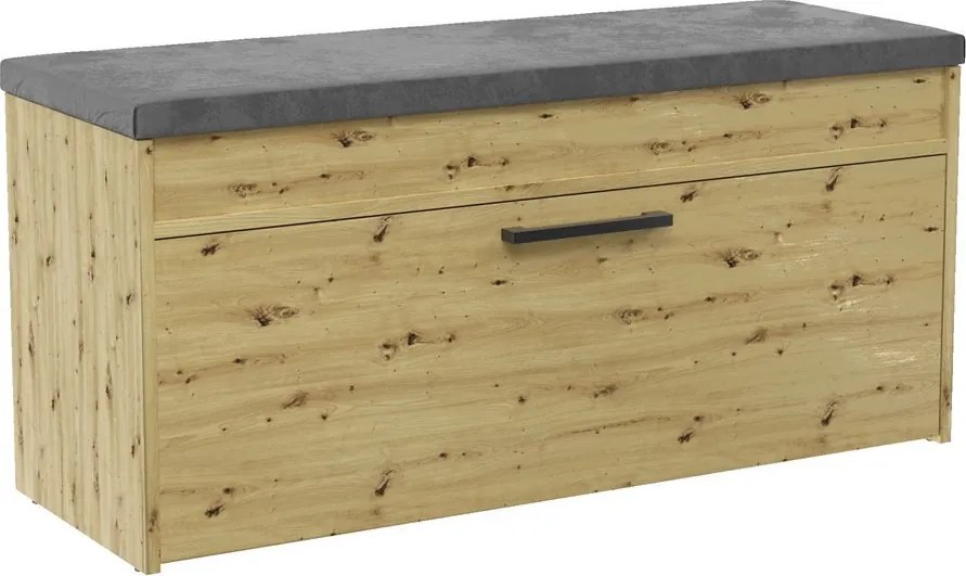 Parma cipőtároló pad, tölgy